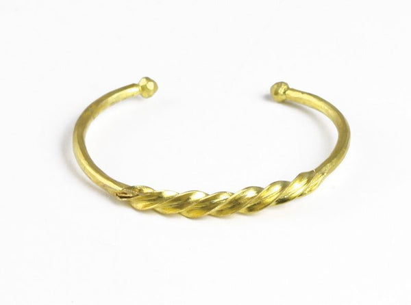 gold Fulani twist bracelet